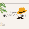 purim card for mishloach manot